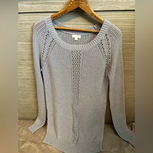 Open Knit Tunic Sweater